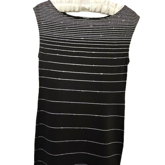 Express Dresses & Skirts - RESORT READY EXPRESS BLACK  and SILVER SLEEVELESS MINI DRESS SIZE XS